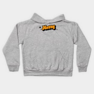 Harry - Retro Classic Typography Style Kids Hoodie